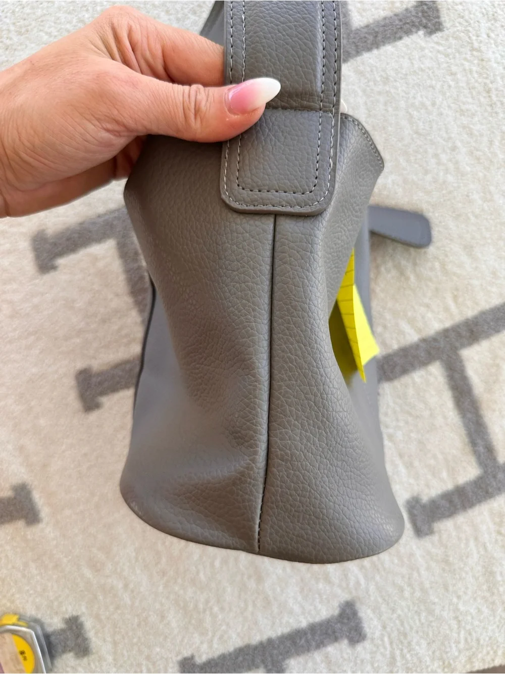 Gray Steve Madden bag
